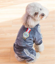 Winter Warm Soft Velvet Fleece Inside Jumpsuits for Small Pets