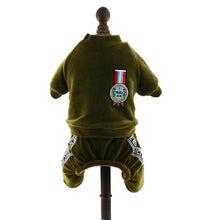 Winter Warm Soft Velvet Fleece Inside Jumpsuits for Small Pets