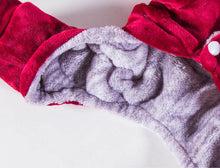 Winter Warm Soft Velvet Fleece Inside Jumpsuits for Small Pets