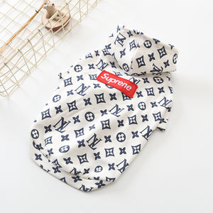 Fashion Letter Print Design Hoodie for Small Dogs