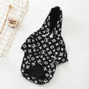 Fashion Letter Print Design Hoodie for Small Dogs