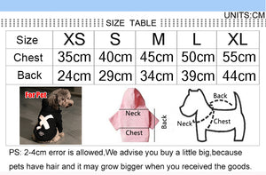 Casual Fleece "X" Hoodies for Pets
