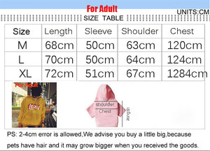Parent/Pet Lazy Honey Mustard Yellow hoodies