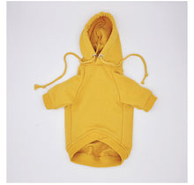 Parent/Pet Lazy Honey Mustard Yellow hoodies