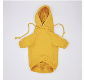 Parent/Pet Lazy Honey Mustard Yellow hoodies