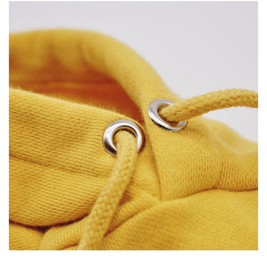 Parent/Pet Lazy Honey Mustard Yellow hoodies