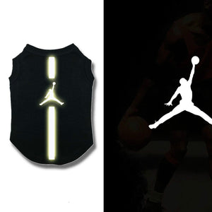 Summer Jumpman Basketball NBA reflective short-sleeved T-shirt for Pets